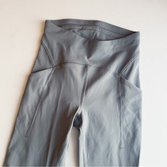 Lululemon Power Thru High-Rise Tight 25” Leggings Rhino Grey - Picture 7 of 10